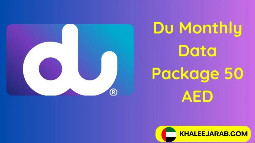 Du Monthly Data Package 50 AED 28GB