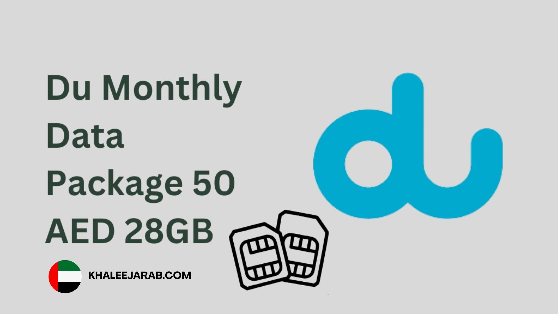 du monthly data package 50 aed 28gb​